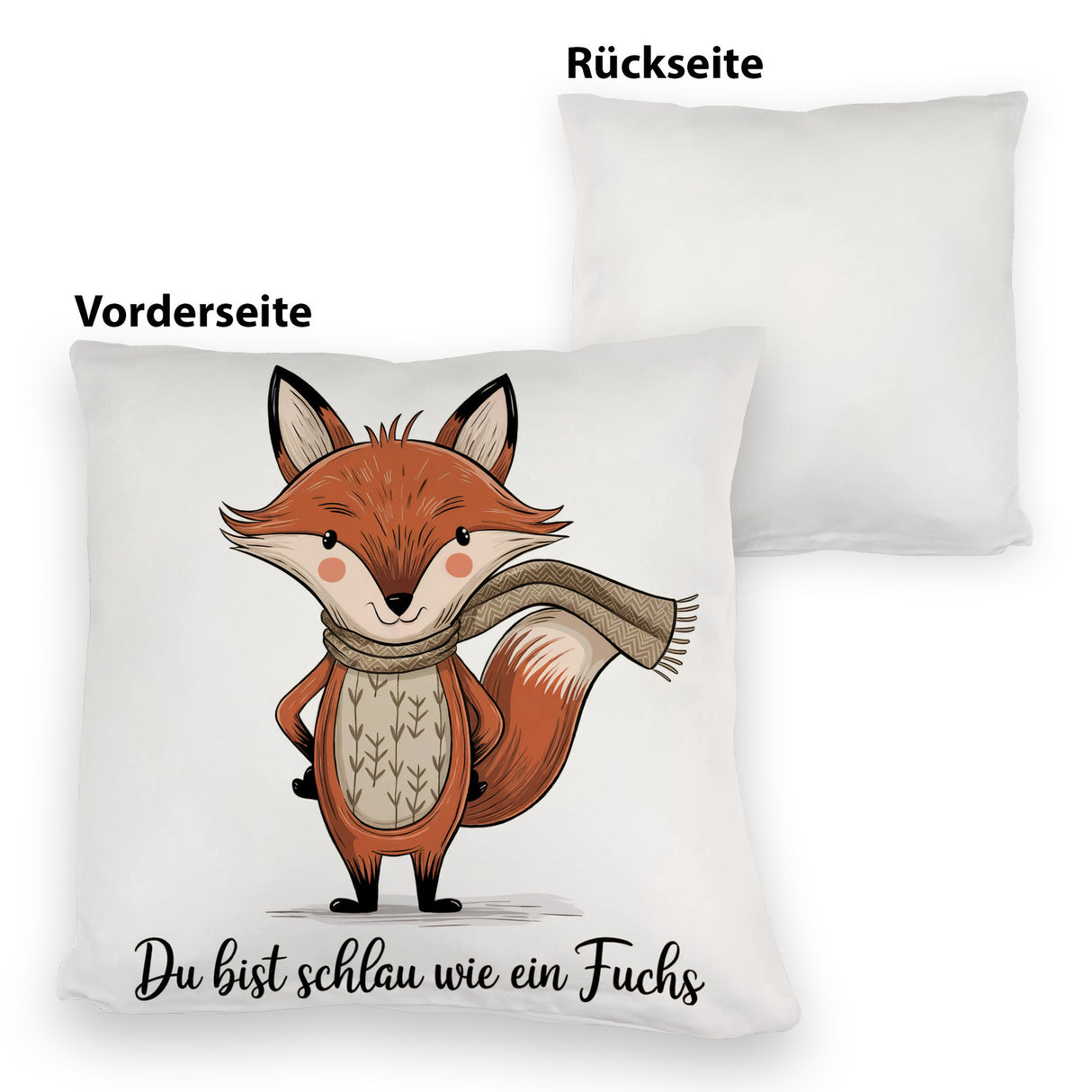 Schlau wie ein Fuchs Kissen