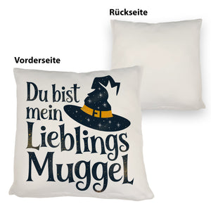 DU BIST MEIN LIEBLINGS MUGGEL Kissen - Lieblingsmensch Geschenk