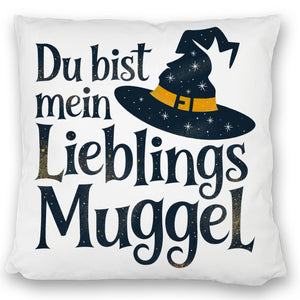 DU BIST MEIN LIEBLINGS MUGGEL Kissen - Lieblingsmensch Geschenk