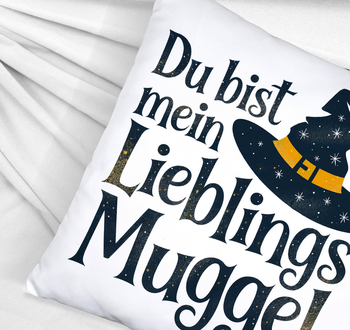 DU BIST MEIN LIEBLINGS MUGGEL Kissen - Lieblingsmensch Geschenk