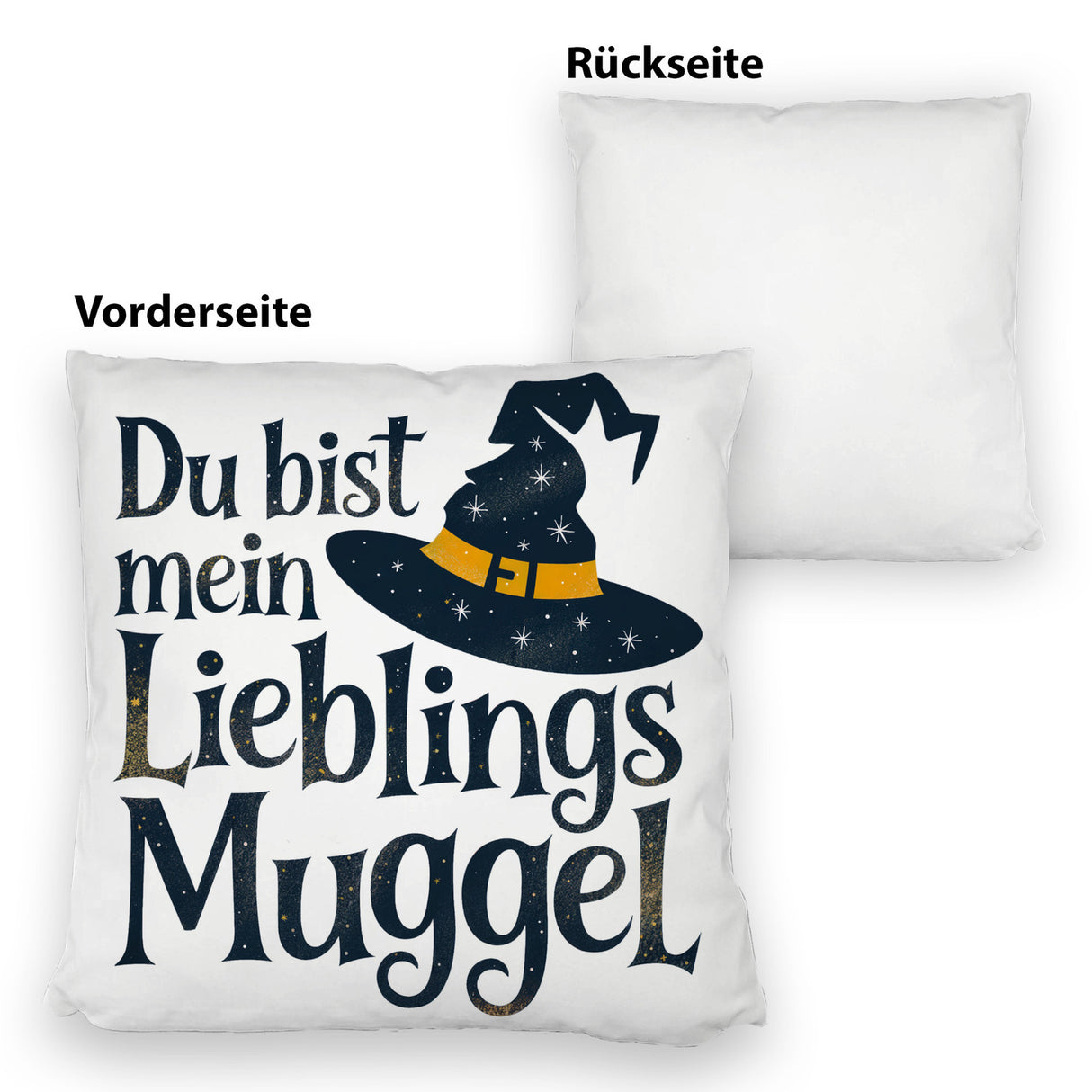 DU BIST MEIN LIEBLINGS MUGGEL Kissen - Lieblingsmensch Geschenk