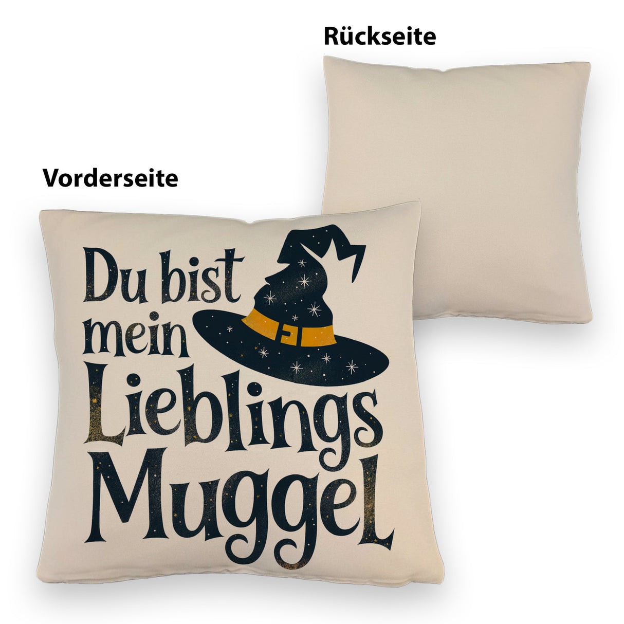 DU BIST MEIN LIEBLINGS MUGGEL Kissen - Lieblingsmensch Geschenk