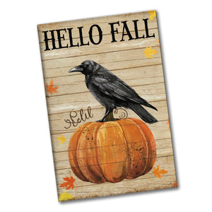 Rabe auf Kürbis - HELLO FALL Souvenir Souvenir Magnet