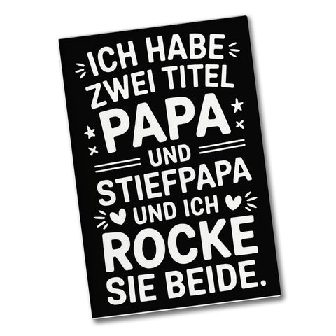 Papa und Stiefpapa Souvenir Souvenir Magnet