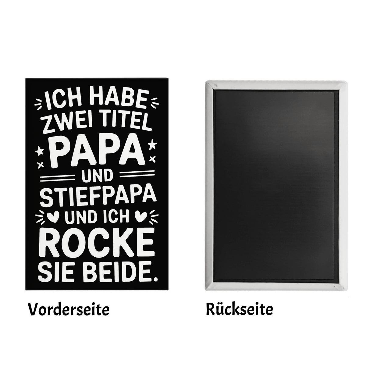 Papa und Stiefpapa Souvenir Souvenir Magnet