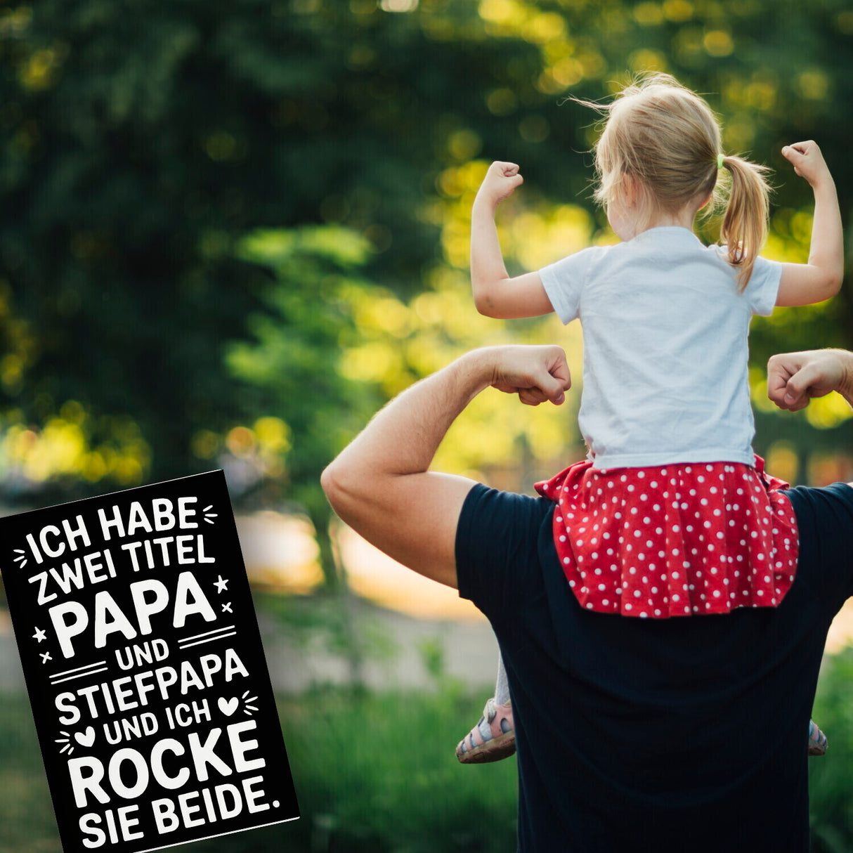 Papa und Stiefpapa Souvenir Souvenir Magnet