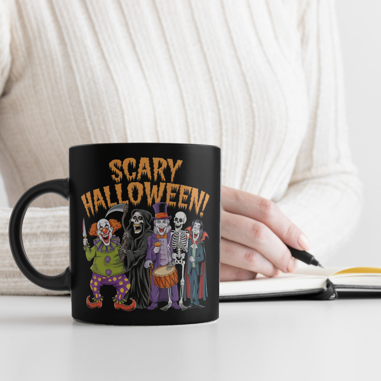 Halloween-Kreaturen Scary Halloween Tasse