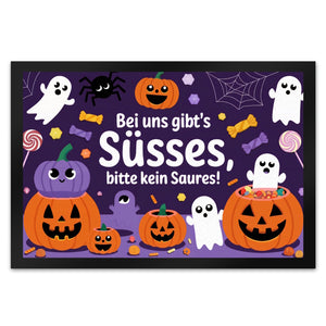 Hier gibts Süßes - Halloween Willkommen Fußmatte in 35x50 cm