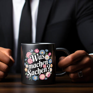 Was machen Sachen Blumensprache Tasse