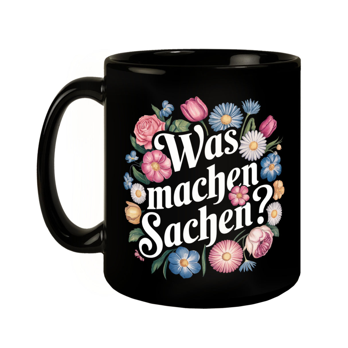 Was machen Sachen Blumensprache Tasse