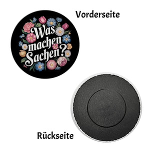 Was machen Sachen Blumensprache Magnet rund