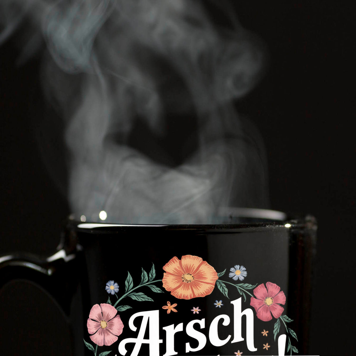 Arschkriecher Blumensprache Tasse