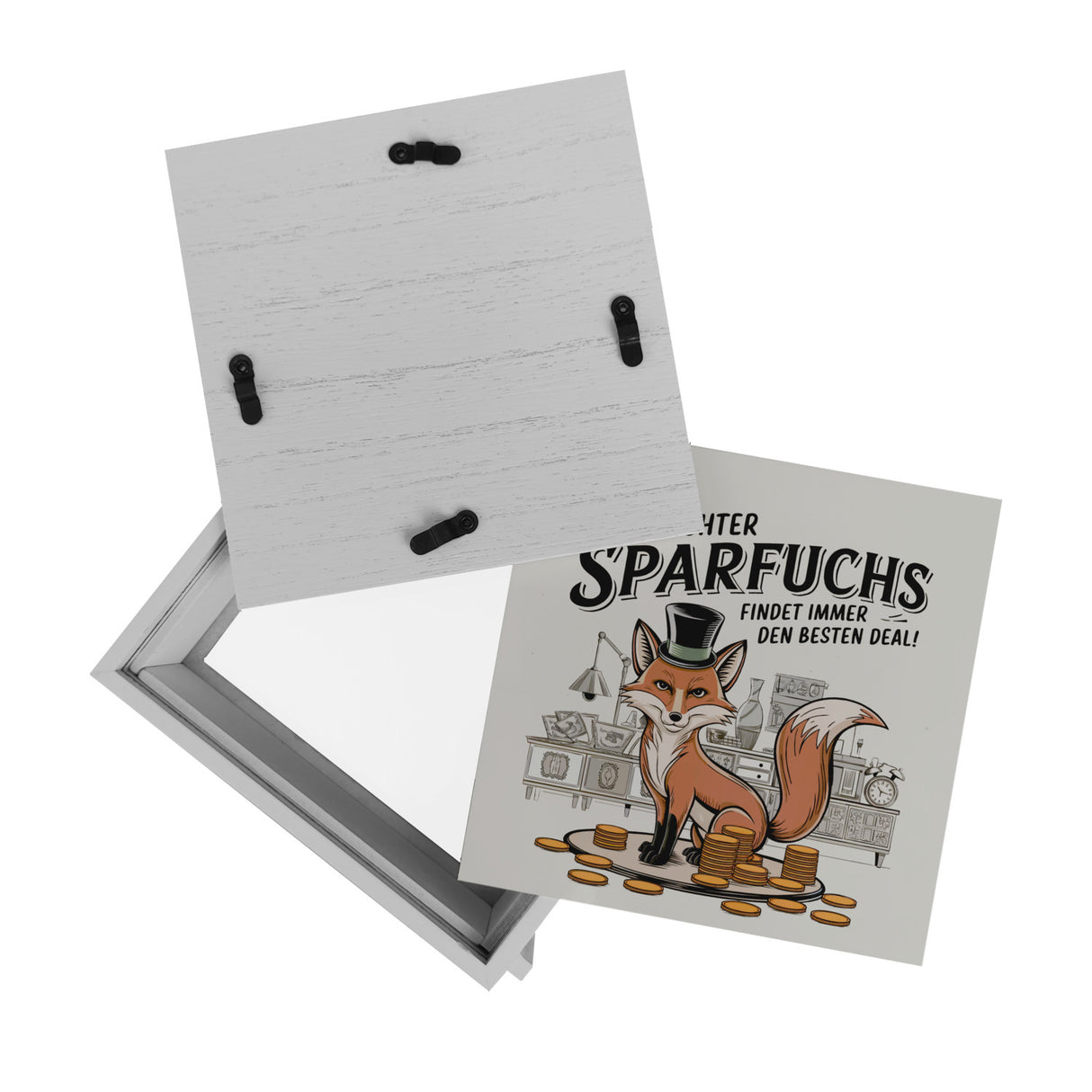 Fuchs mit Zylinder - Sparfuchs Spardose