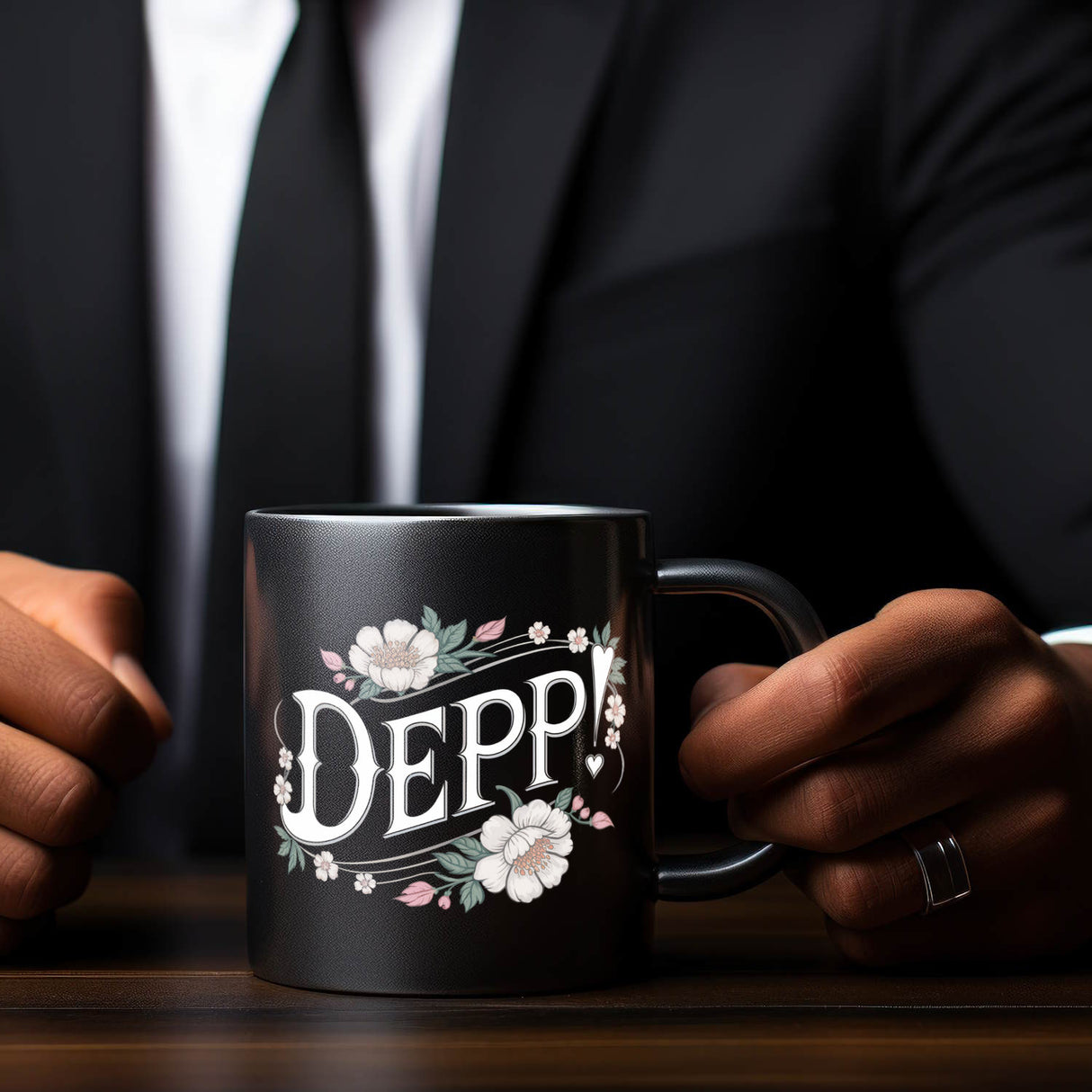 Depp Blumensprache Tasse