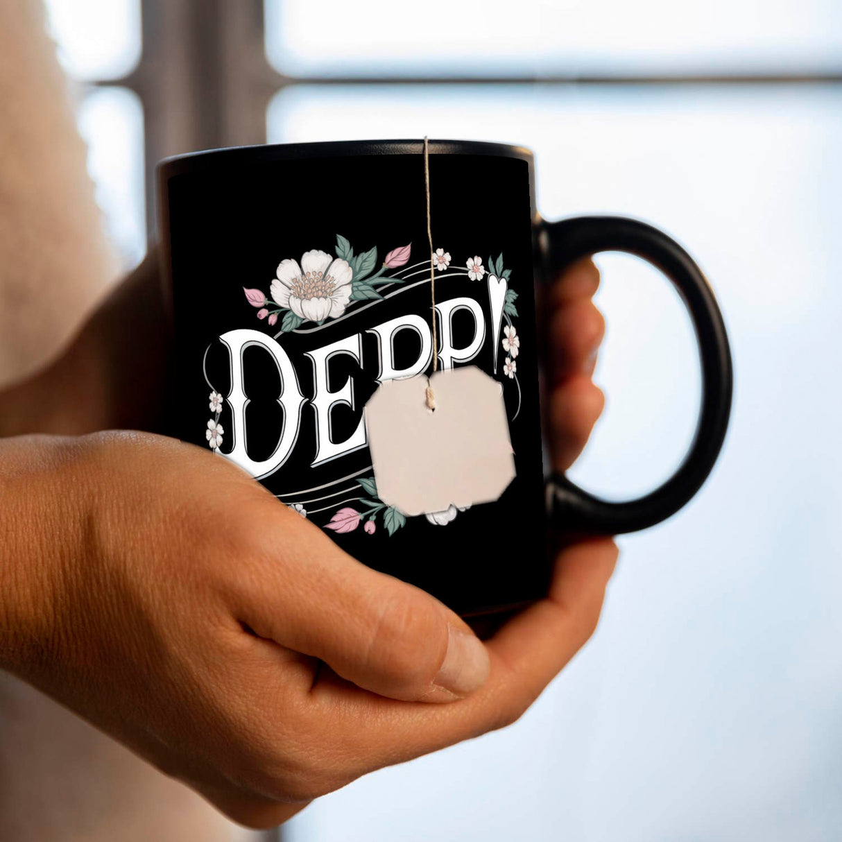 Depp Blumensprache Tasse