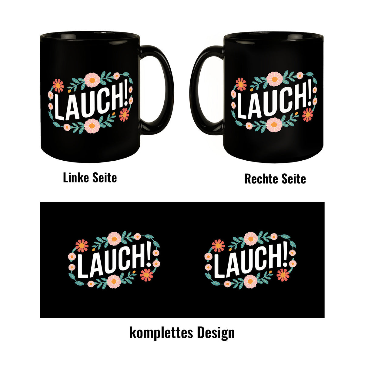 Lauch Blumensprache Tasse