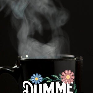 Dumme Kuh Blumensprache Tasse