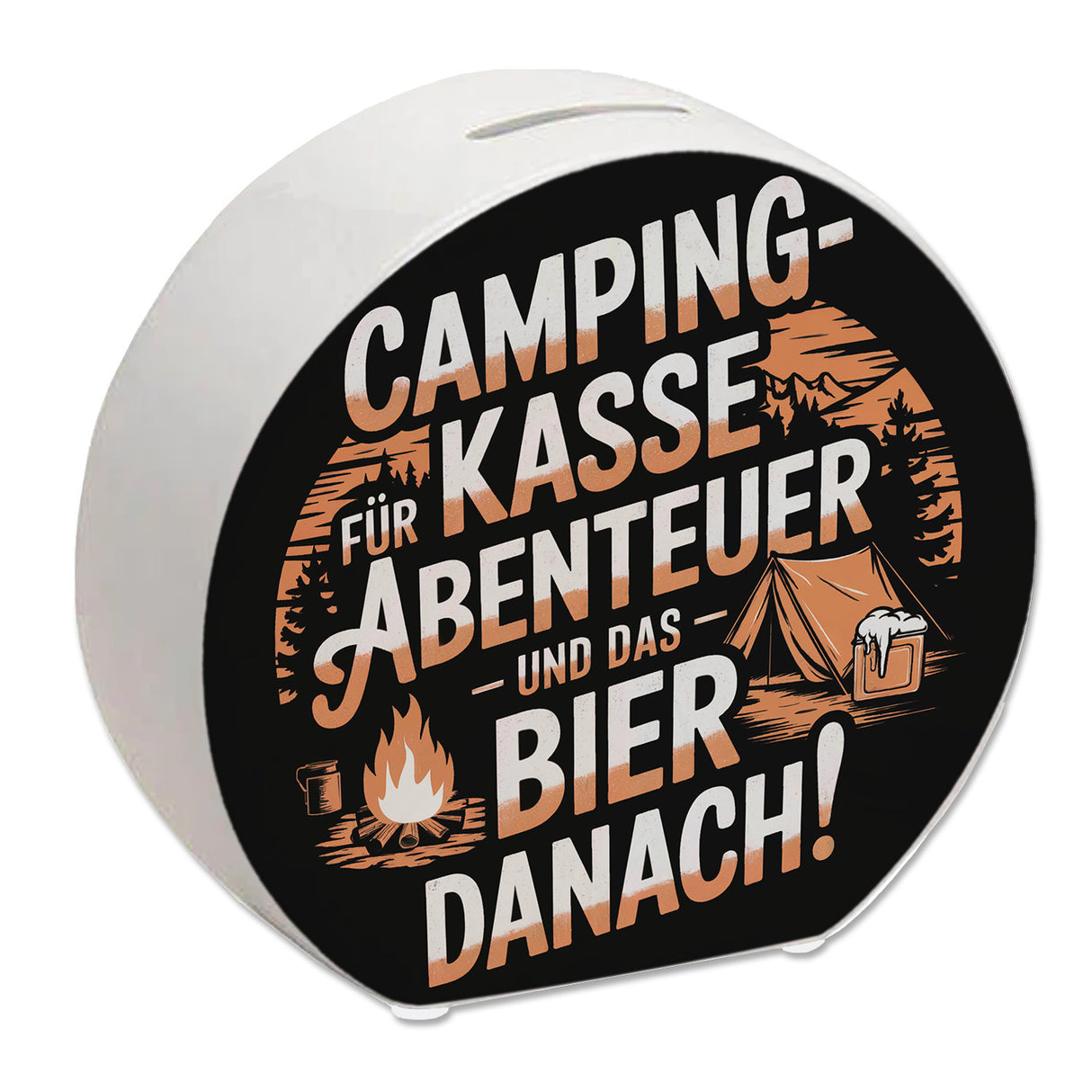 Camping-Kasse Abenteuer Spardose