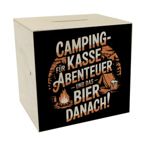 Camping-Kasse Abenteuer Spardose