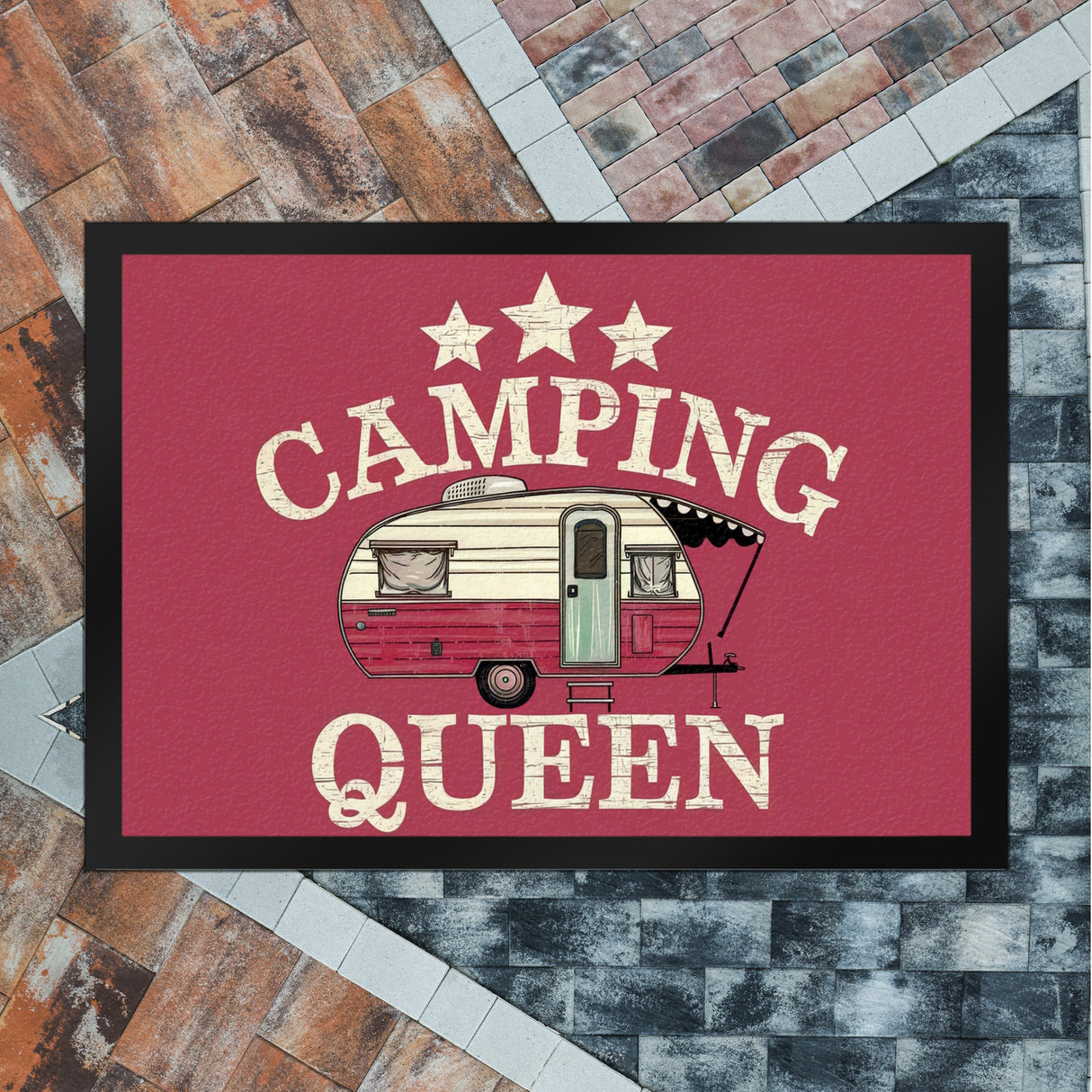 Camping Queen Wohnwagen Fußmatte in 35x50 cm