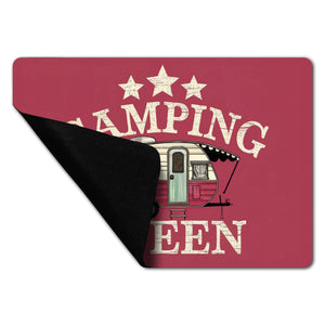 Camping Queen Wohnwagen Fußmatte in 35x50 cm ohne Rand