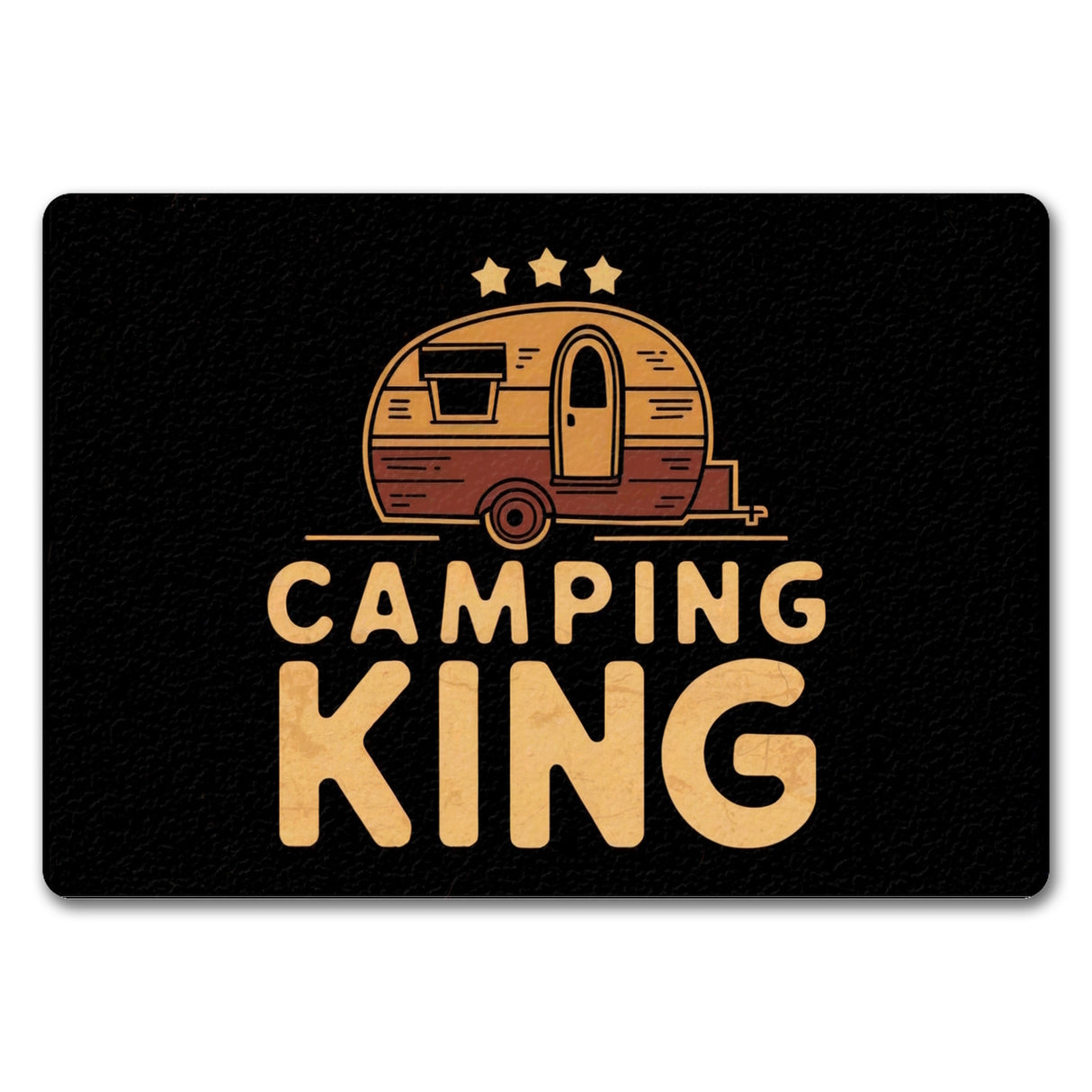 Campinganhänger - CAMPING KING Fußmatte in 35x50 cm ohne Rand