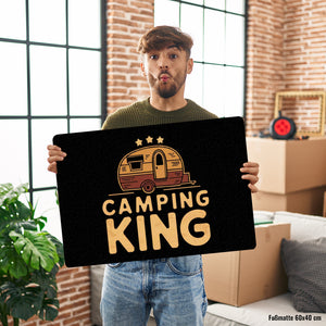 Campinganhänger - CAMPING KING Fußmatte in 35x50 cm ohne Rand