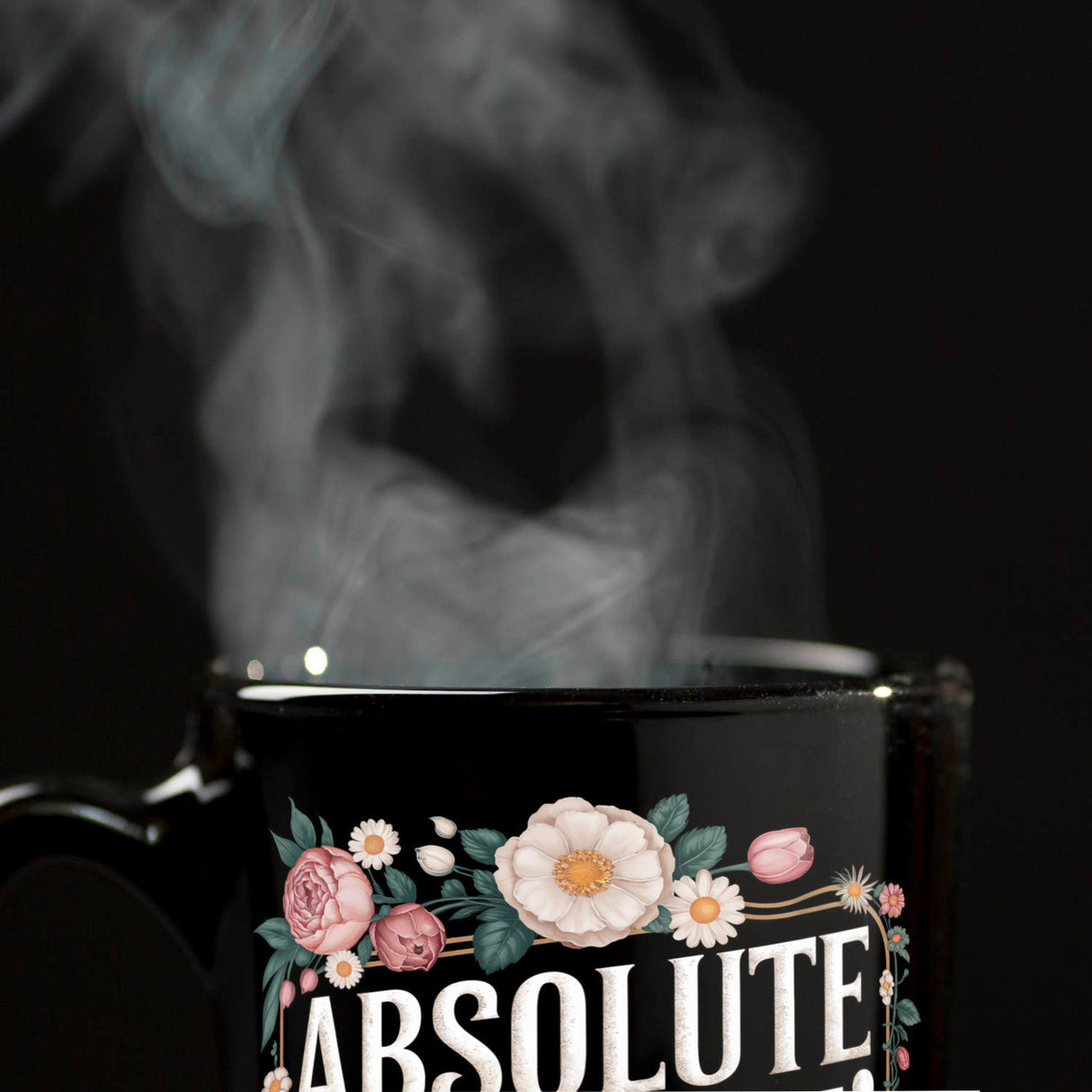 Absolute Scheisse Blumensprache Tasse