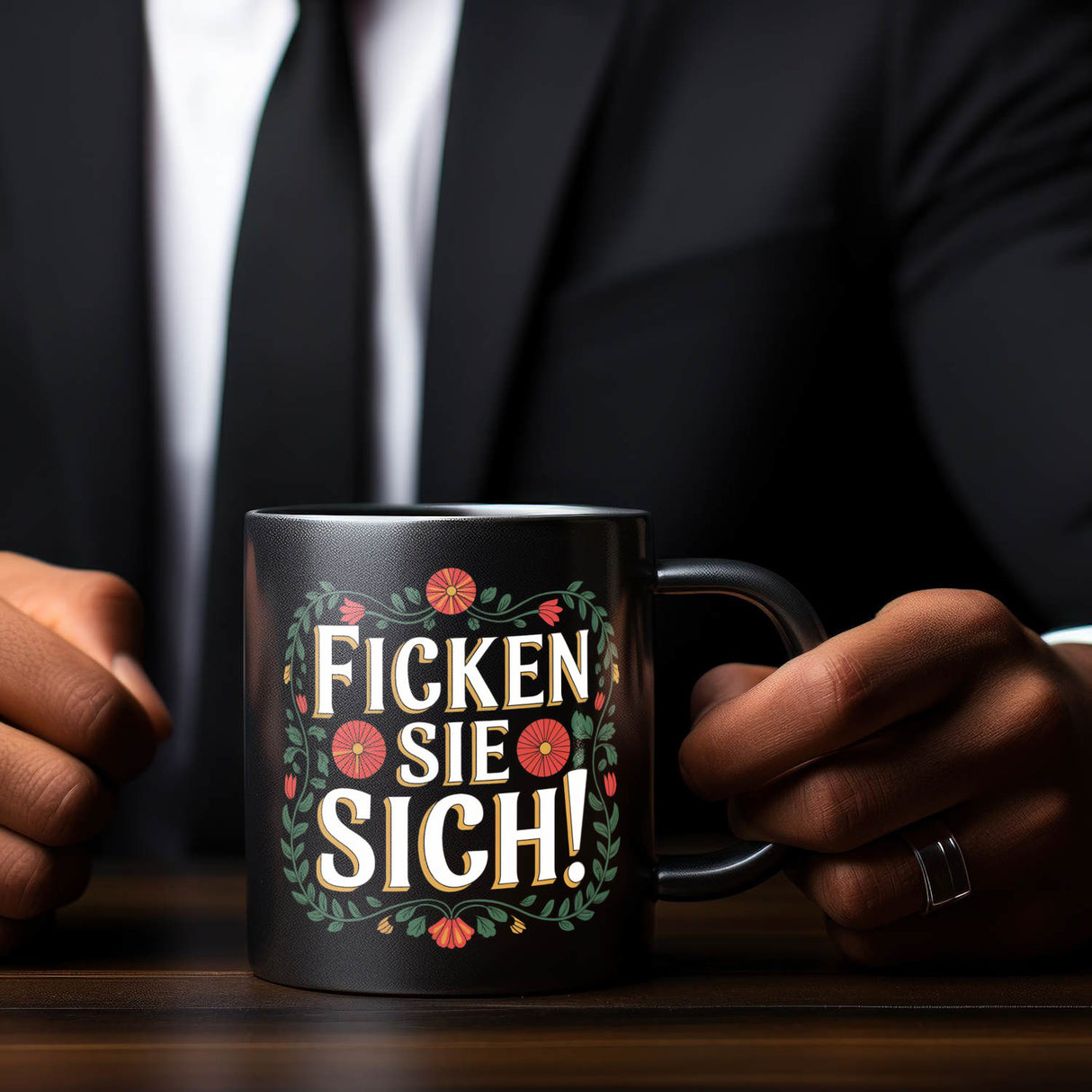 Ficken Sie sich Blumensprache Tasse