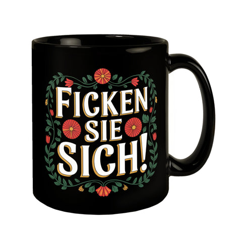 Ficken Sie sich Blumensprache Tasse