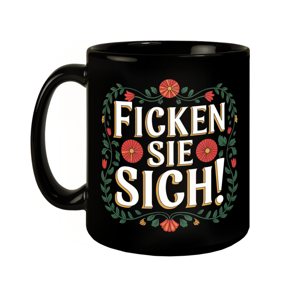 Ficken Sie sich Blumensprache Tasse