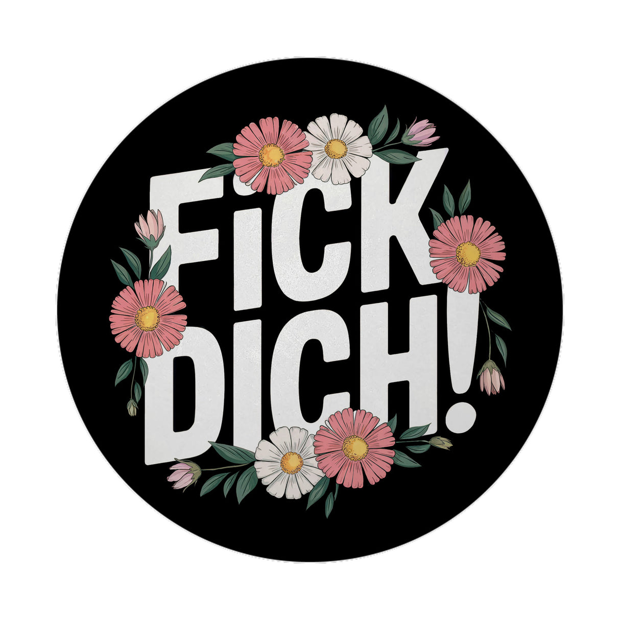 Fick dich Blumensprache Magnet