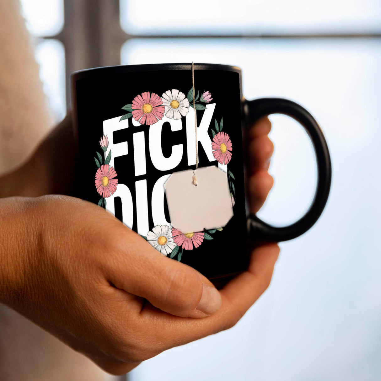 Fick dich Blumensprache Tasse