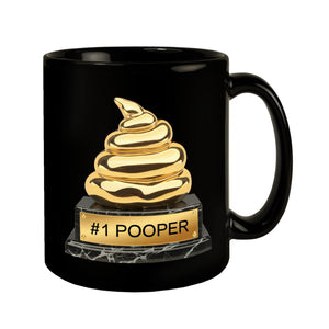 Goldene Kothaufen-Trophäe #1 Pooper Tasse