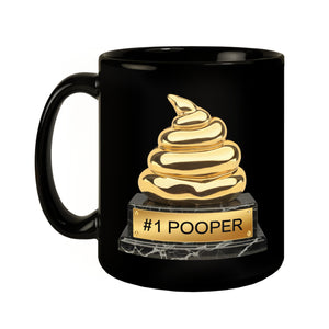 Goldene Kothaufen-Trophäe #1 Pooper Tasse