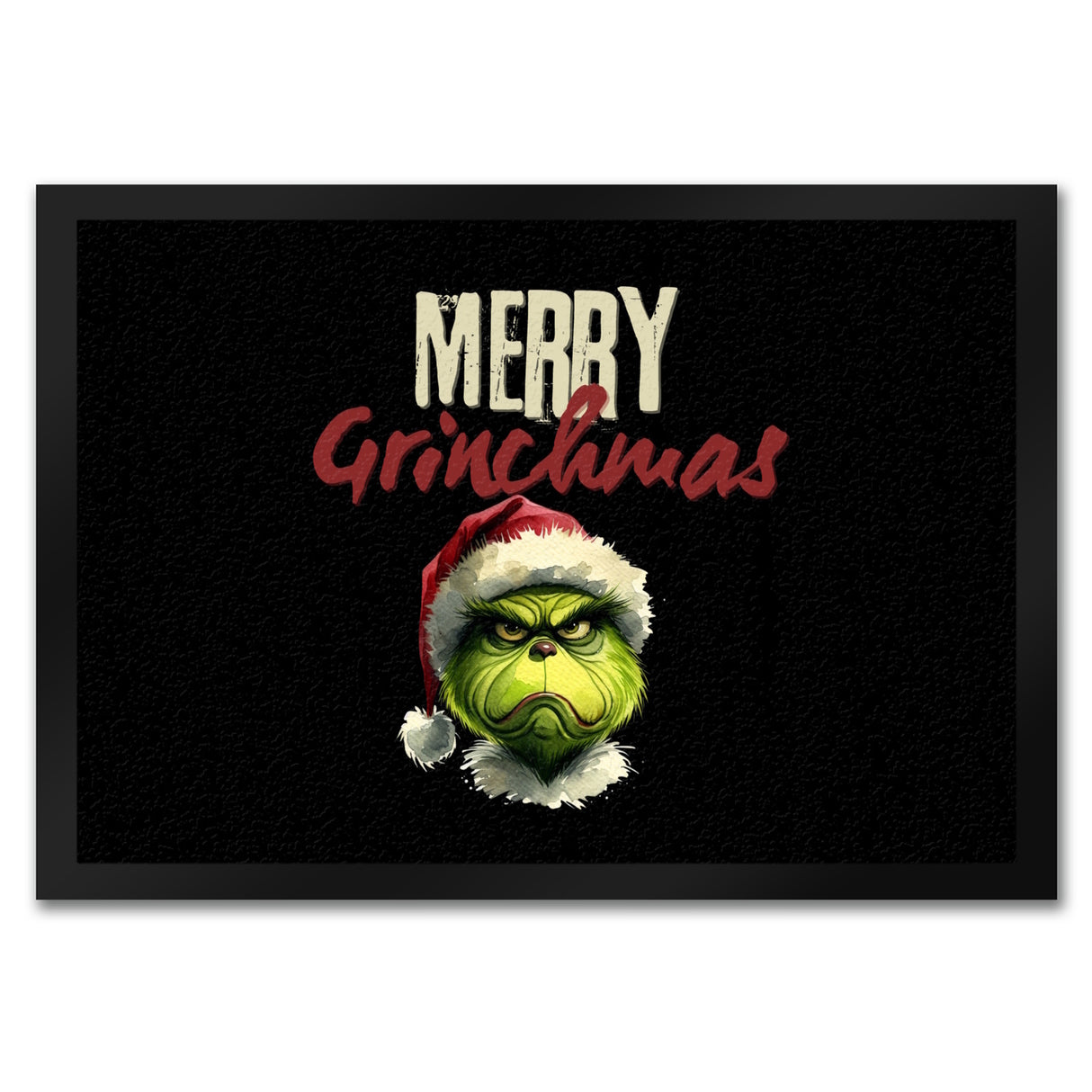 Merry Grinchmas Weihnachtsmuffel Fußmatte in 35x50 cm