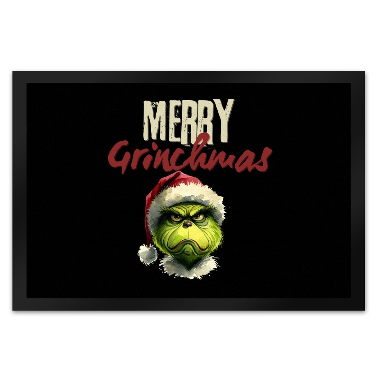 Merry Grinchmas Weihnachtsmuffel Fußmatte in 35x50 cm