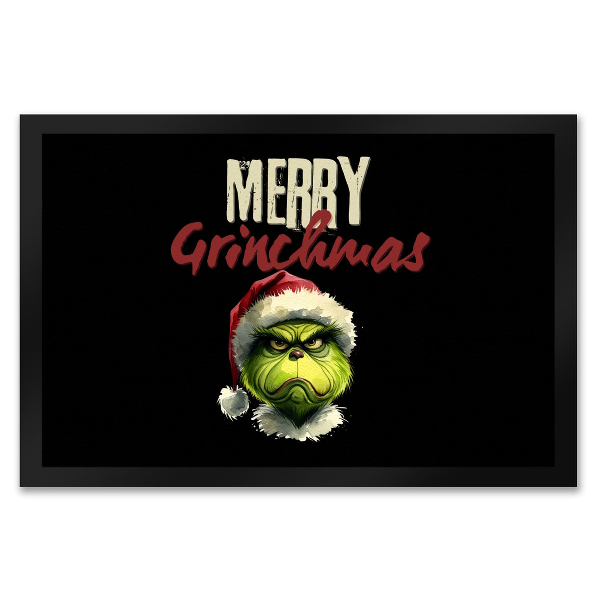 Merry Grinchmas Weihnachtsmuffel Fußmatte in 35x50 cm