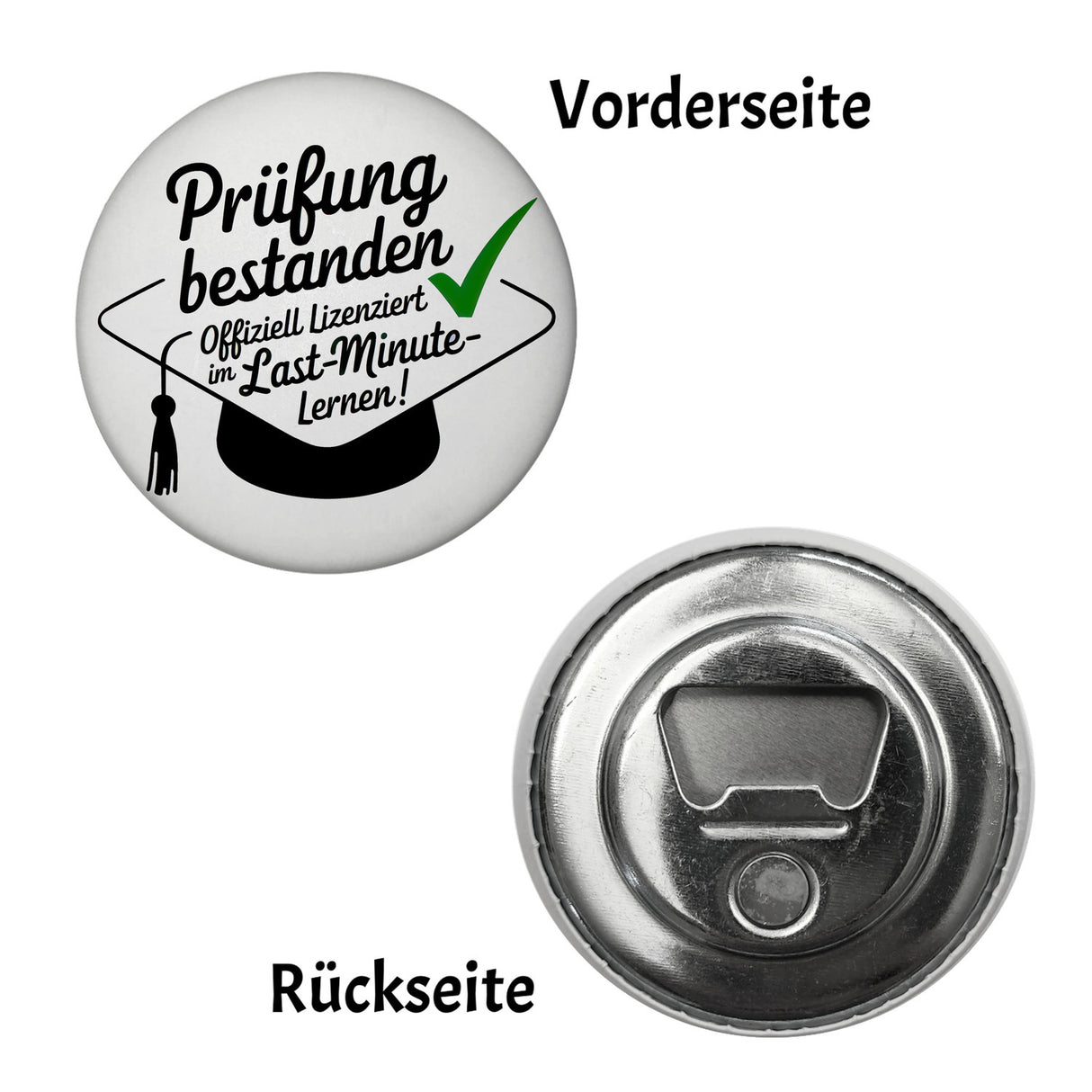 Abschlussmütze Magnet - Prüfung bestanden