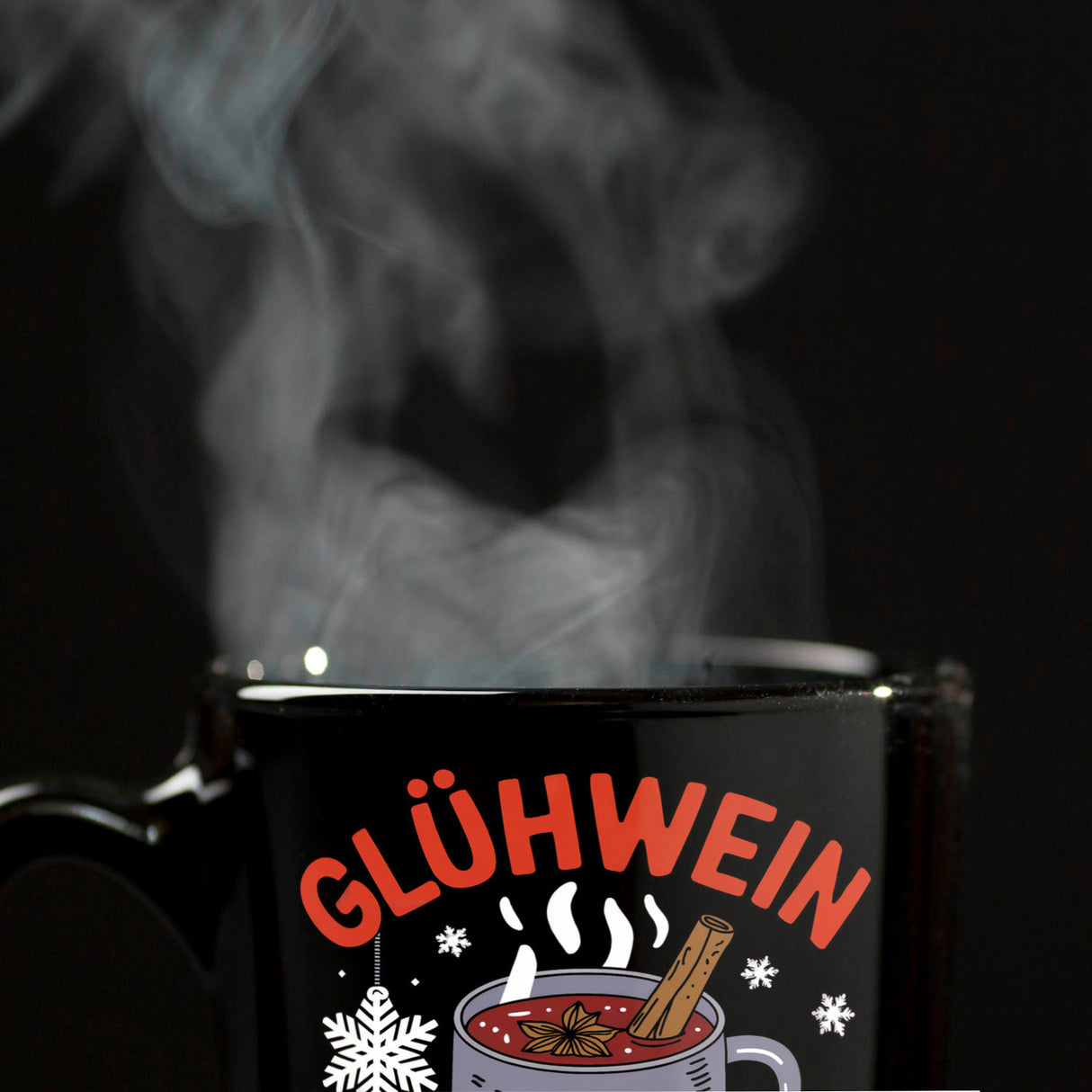 Glühwein im Winter Tasse