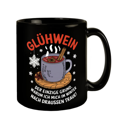 Glühwein im Winter Tasse