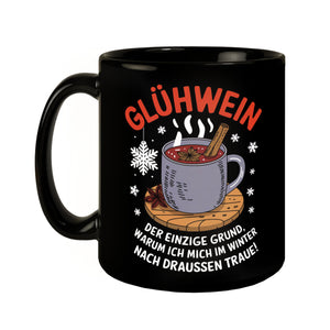 Glühwein im Winter Tasse