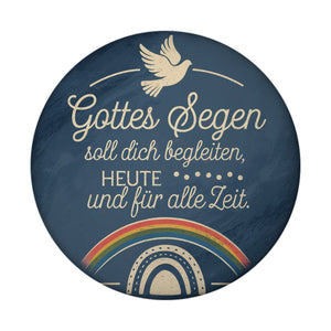 Taube und Regenbogen - Gottes Segen Magnet