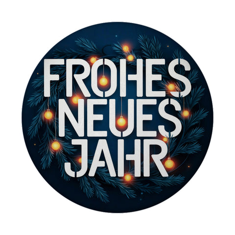 Neujahrsgruß - Frohes neues Jahr Magnet