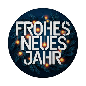 Neujahrsgruß - Frohes neues Jahr Magnet