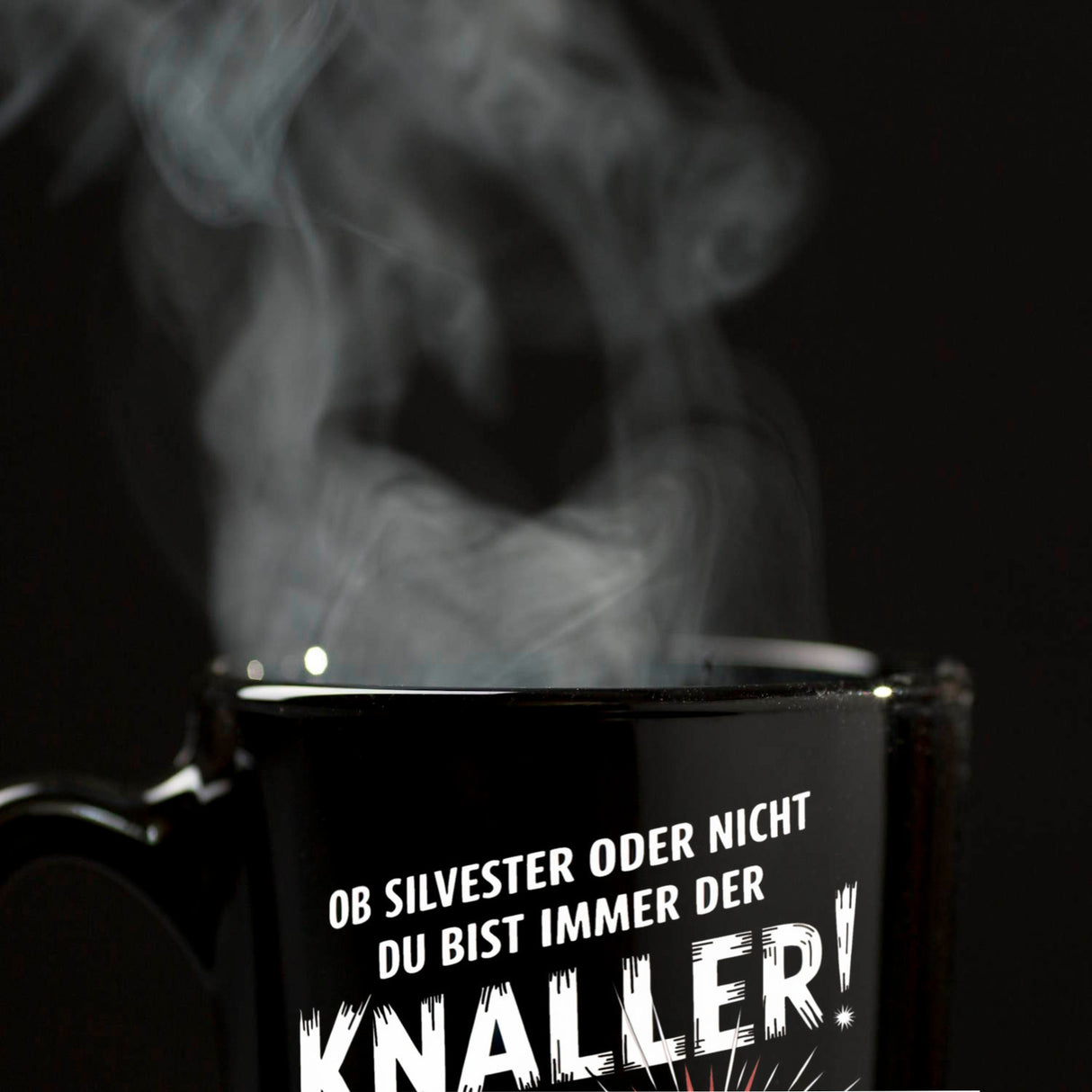 Feuerwerkskörper Tasse - Du bist der Knaller