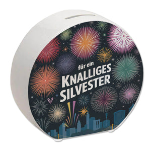 Feuerwerke Silvester Spardose - Knalliges Silvester