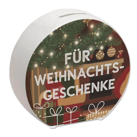 Festlich geschmückter Baum Spardose - Für Weihnachtsgeschenke