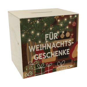 Festlich geschmückter Baum Spardose - Für Weihnachtsgeschenke