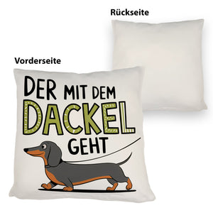 Pummeliger Dackel - Der mit dem Dackel Kissen